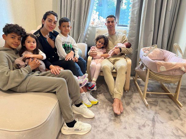Revelan el nombre de la hija de Cristiano Ronaldo y Georgina Rodríguez