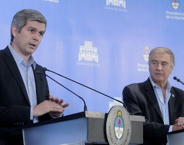 Marcos Peña y Oscar Aguad dan explicaciones sobre el polémico acuerdo