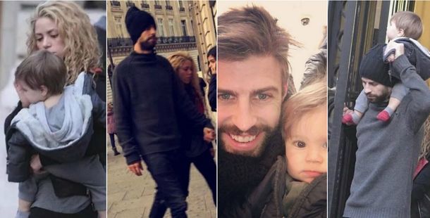 Las románticas vacaciones de Shakira y Gerard Piqué en París
