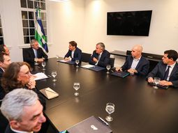 Alberto Fern&aacute;ndez, junto a Kicillof, Morales y Larreta