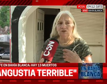 El angustiante pedido de una vecina de Bahía Blanca: Ojalá alguien se acuerde de...