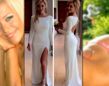 Un lujo: el costoso vestido de novia de Evangelina Anderson 