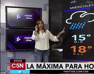 Pronóstico del tiempo en C5N