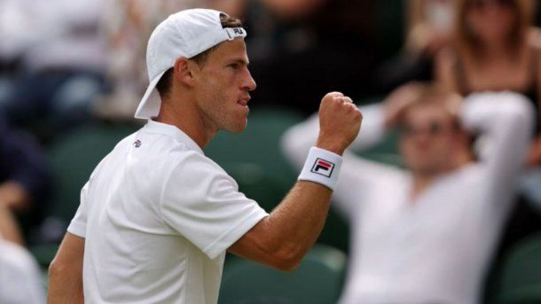 Diego Schwartzman debutó con victoria en Wimbledon