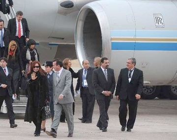 CFK llegó a Mendoza junto con ministros y gobernadores