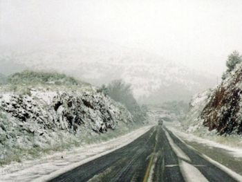 Nieva en Puán y Sierra de la Ventana: el frío extremo llegó al sudoeste bonaerense