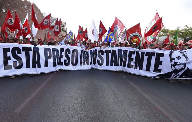 Una de las tantas marchas por Lula Da Silva