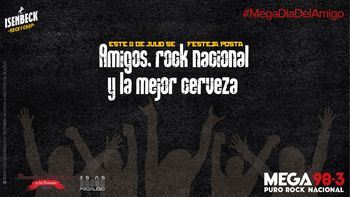 isenbeck rock n chop y mega 98.3 te invitan a festejar el dia del amigo isenbeck rock n chop y mega 98.3 te invitan a festejar el dia del amigo