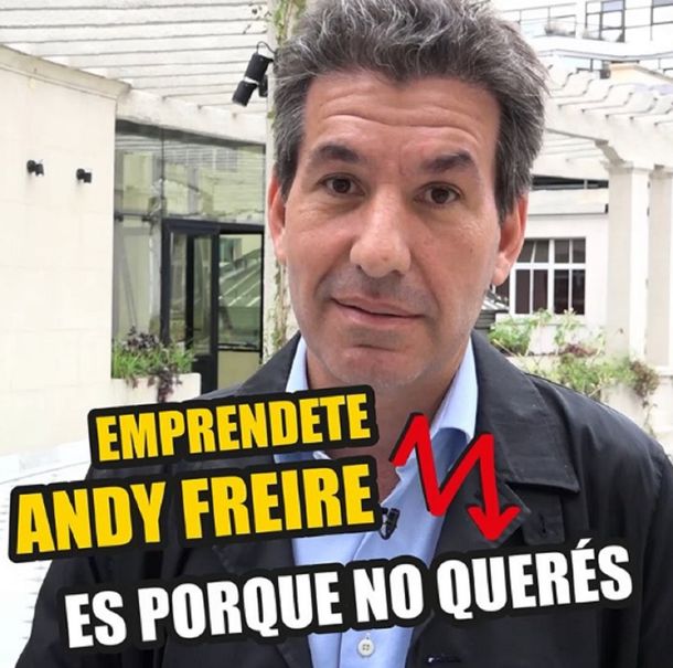 Andy Freire recomienda alquilar el jardín, la bicicleta y el sillón de tu casa para ganar plata