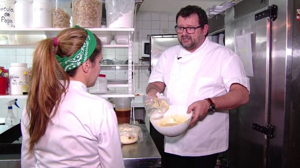 El inicio de Pesadilla en la cocina.