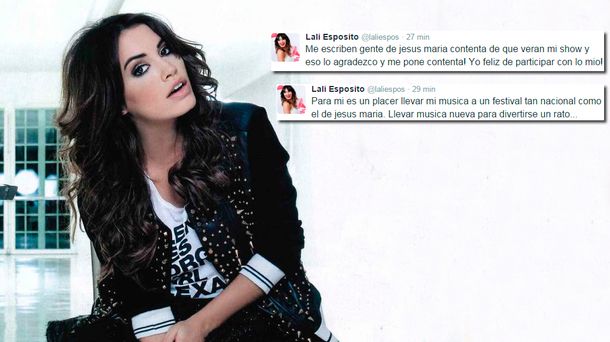 Lali Espósito respondió a las críticas por su show en Jesús María