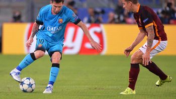 barcelona no pudo ganarle a roma, que empato con un gol de media cancha barcelona no pudo ganarle a roma, que empato con un gol de media cancha