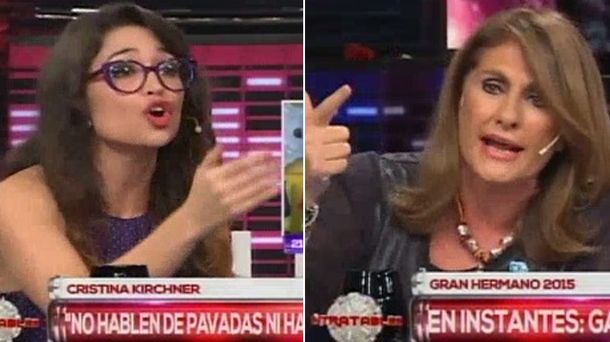 Intenso cruce entre Silvia Fernández Barrio y Julia Mengolini en vivo