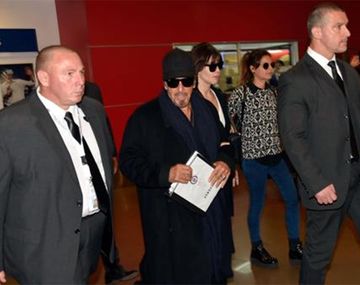 Llegó Al Pacino a la Argentina.&nbsp;