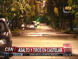 Noche de tiros en Castelar y Vicente López