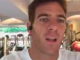 el video que del potro envio en abril por whatsapp a sus amigos: pedia volver a ser feliz dentro de una cancha el video que del potro envio en abril por whatsapp a sus amigos: pedia volver a ser feliz dentro de una cancha