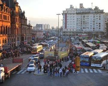 Los usuarios de trenes