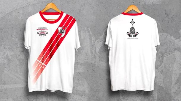 ¿Cargada a Boca?: la provocativa remera de River para promocionar la Maratón Monumental