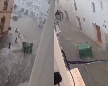 Desastre en España: se inunda Valencia por fuerte temporal de lluvias en tiempo récord