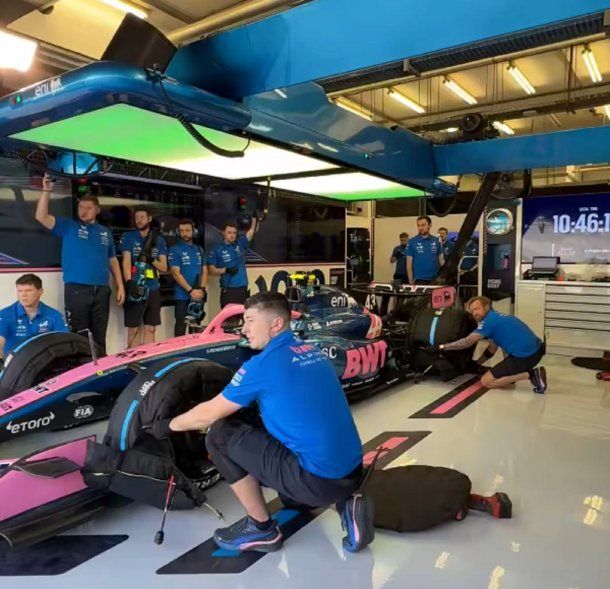 Falla mecánica de Alpine provocó que Franco Colapinto genere la primera bandera roja en los test de Bahréin