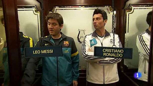 Imperdible: Messi y Cristiano, atrapados en un ascensor