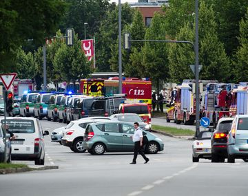 El video del momento en que comenzó el salvaje tiroteo en Munich