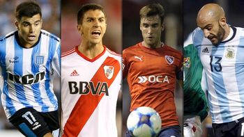 Acuña, Fernández, Tagliafico y Pinola serían llamados Acuña, Fernández, Tagliafico y Pinola serían llamados
