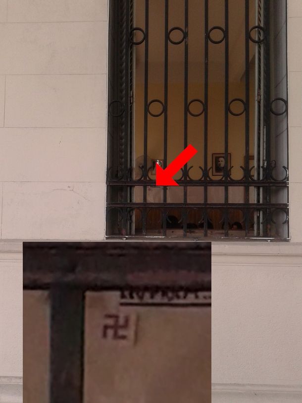 Polémica por una esvástica en el aula de una escuela