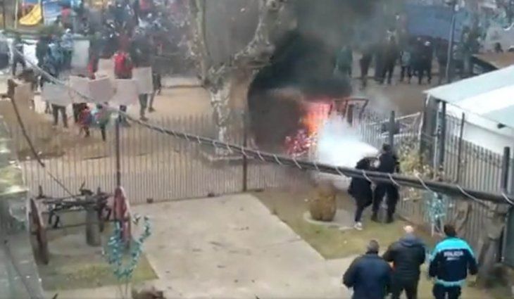 Insaurralde habló sobre los incidentes frente a la Municipalidad en Lomas de Zamora