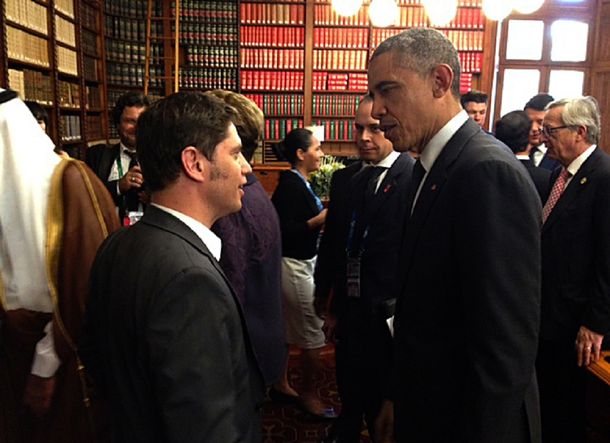 Kicillof: Obama me preguntó por el estado de salud de la Presidenta