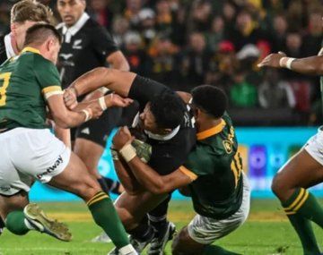 Contundente triunfo de los All Blacks ante los Sprinboks en el Rugby Championship
