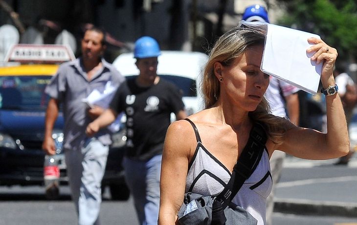 La sensación térmica en la Ciudad y el Conurbano es de 35 grados