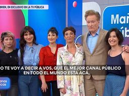 El contundente mensaje de Conan OBrien en su paso por la TV Pública