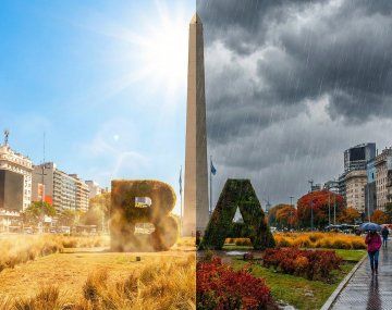 Lluvias cambian el clima en el AMBA