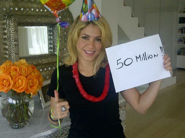 Shakira 50 millones