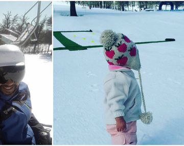 Las vacaciones de Nicole Neumann en la nieve