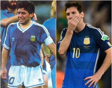 La camiseta azul se usó en las finales de Italia 90 y Brasil 2014