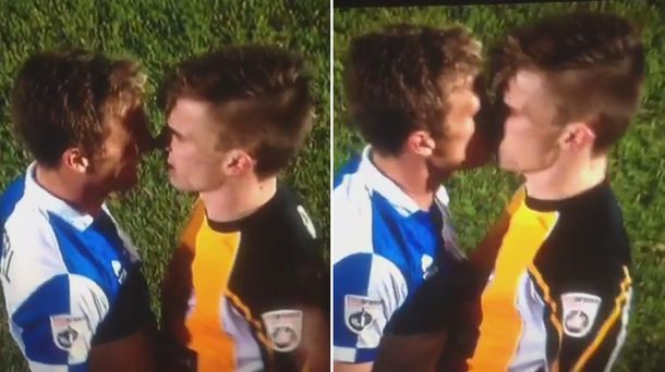 Insólito: mirá cómo reaccionó un jugador tras quedar cara a cara con un rival