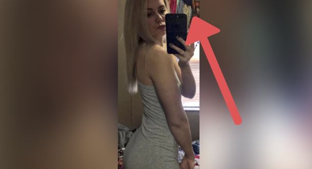 Subió sensual selfie y todos se horrorizaron al ver lo que había en la ventana