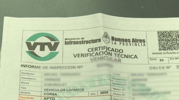 Corrientes: cayó una banda que diseñaba y vendía VTVs truchas