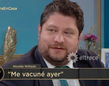 Nicolás Wiñazki contó que se vacunó y reconoció que le sorprendió recibir el turno