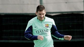 lionel messi comenzo con la recuperacion en barcelona lionel messi comenzo con la recuperacion en barcelona