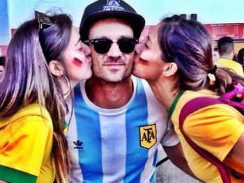 Chano Charpentier disfrutó del Mundial muy bien acompañado