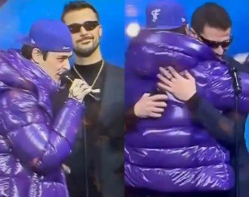 El insólito momento de Diego Leuco imitando a Big One en los Premios Gardel