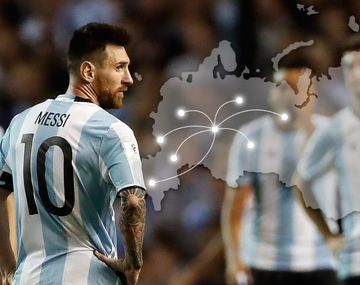 Los kilómetros que deberá recorrer la Selección argentina en la primera fase