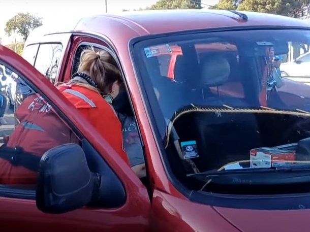 Una mujer casi da a luz en la General Paz: tuvo que ser trasladada en helicóptero