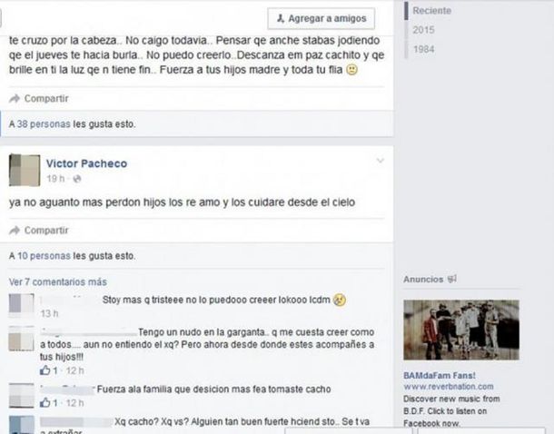 Anunció por Facebook que se mataría y cumplió