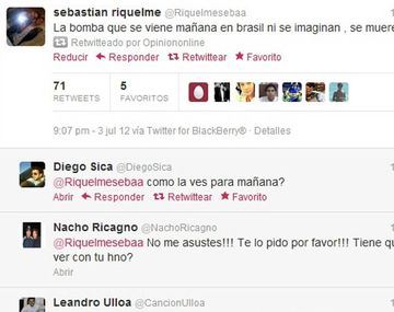 El hermano de Riquelme anunció una bomba y estallaron las redes