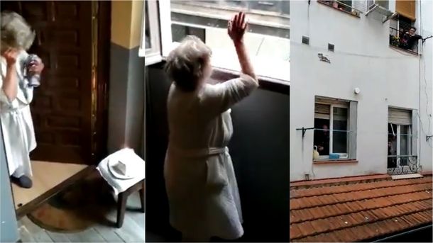 España: le festejaron el cumpleaños pese a la cuarentena