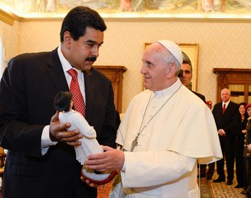 Nicolás Maduro y el Papa Francisco